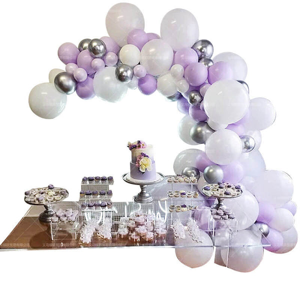 103pcs Macaron Purple Balloon Kit Baby Shower Birthday Wedding Party Decorations-ueventsupplies