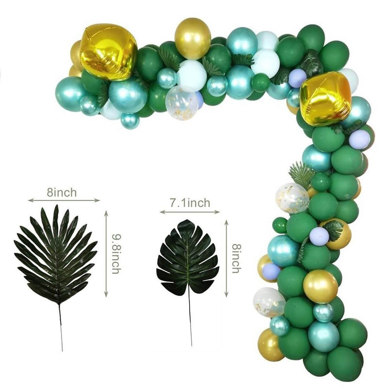 167pcs Jungle Party Balloon Arch Garland Kit - Green Theme Forest Animals Balloon Kit for Birthday Baby Shower-ueventsupplies