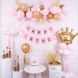 60pcs Pink Balloon Kit for Birthday Party Decoration