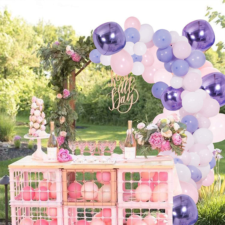 Pink and Purple Garland Balloon Kit for Baby Shower Wedding Decoration
