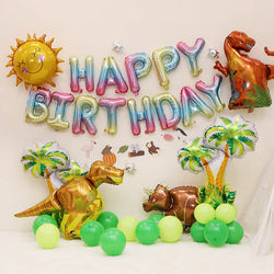 Cartoon Dinosaur Balloon Kit for Kids' Birthday Party Decoration