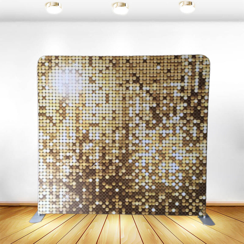 Fabric Shimmer Backdrop with Stand, Birthday&Baby Shower&Wedding Party Decoration-ueventsupplies