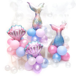 Mermaid Tail Balloon Kit for Birthday Party and Mermaid Theme Party Decoration